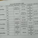 Sixth Semester Time Table for the Academic Year: 2021